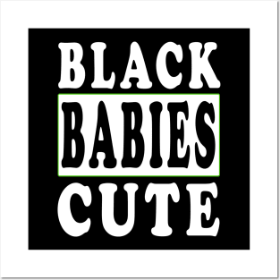 Black Babies Cute Posters and Art